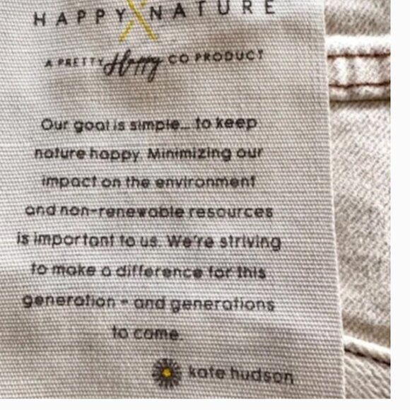 Kate Hudson Happy X Nature High Rise Crop Boots Jeans - Picture 10 of 14